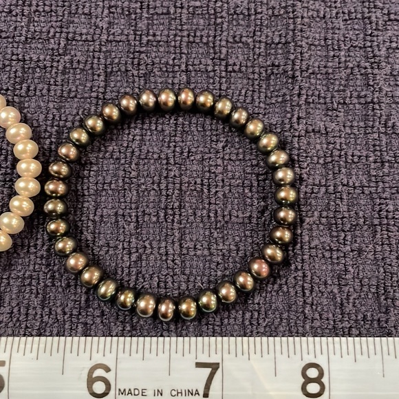 Set of 3 pearl bracelets - Picture 5 of 5